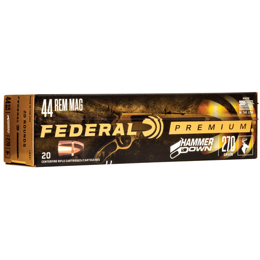 Federal, Premium, Hammer Down, 44 Magnum, 270 Grain | BSP |  (20 Round Box)  Designed for Lever Action Rifles