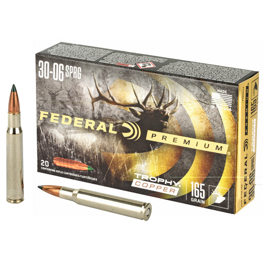 Federal Premium 30-06 165Gr Trophy Copper (20 Round Box)