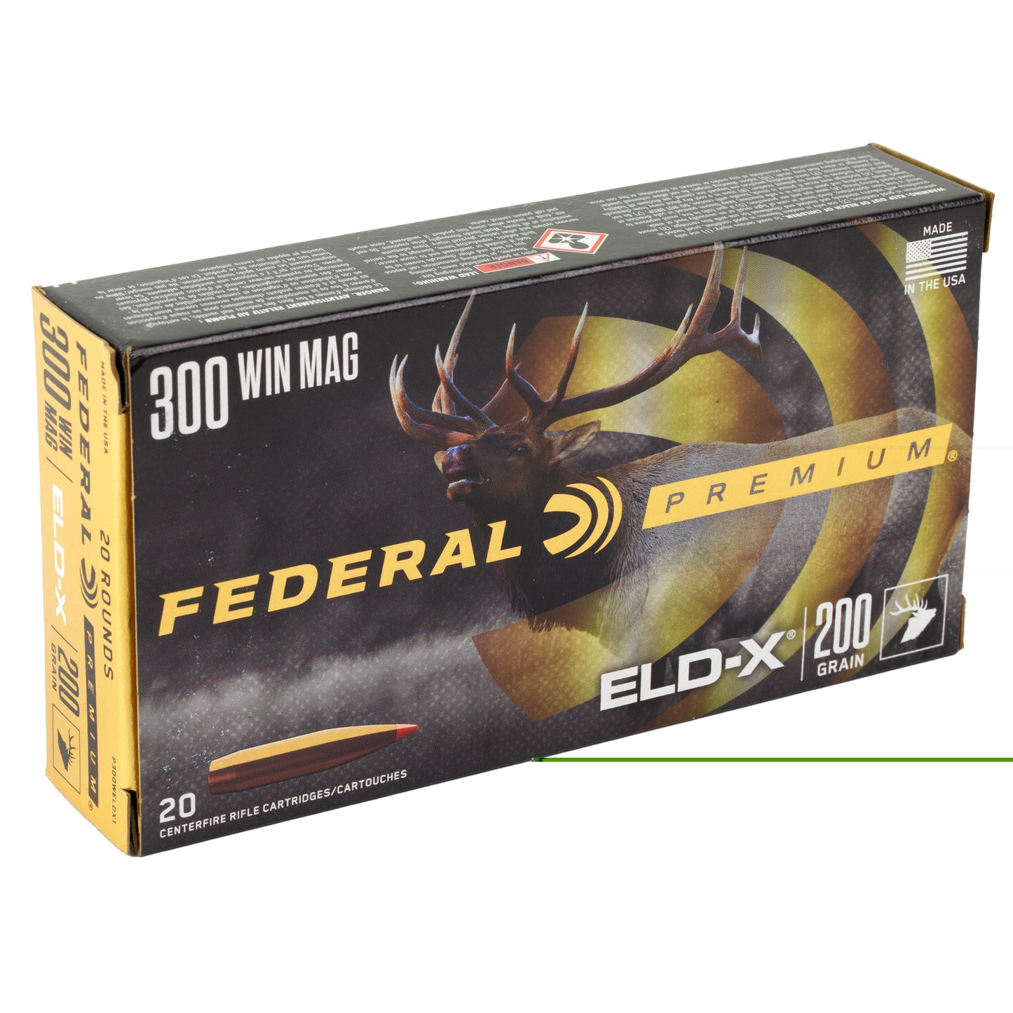 Fed Prem 300win 200gr Eld-x 20/200