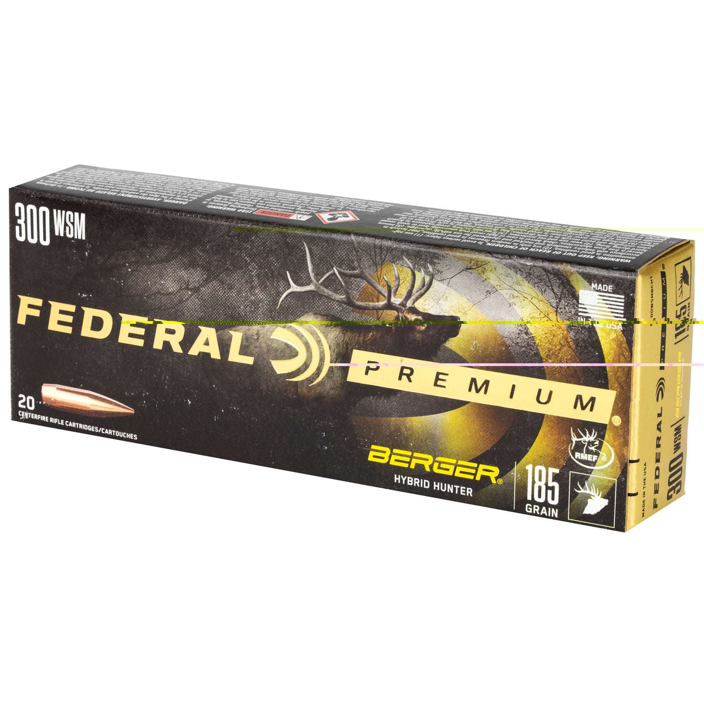 Federal Premium 300 WSM 185gr Hybrid Hunter (20 Round Box)