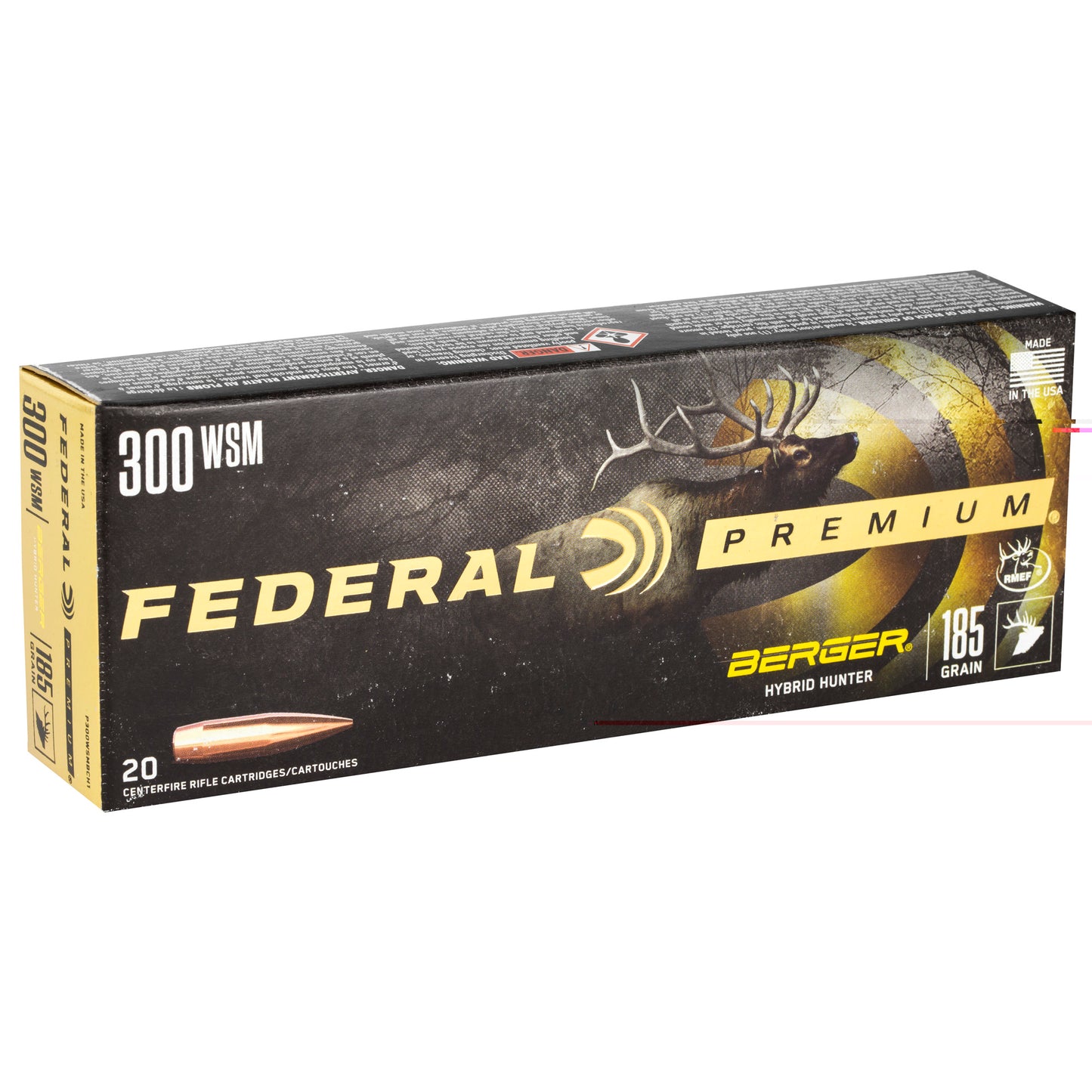 Federal Premium 300 WSM 185gr Hybrid Hunter (20 Round Box)