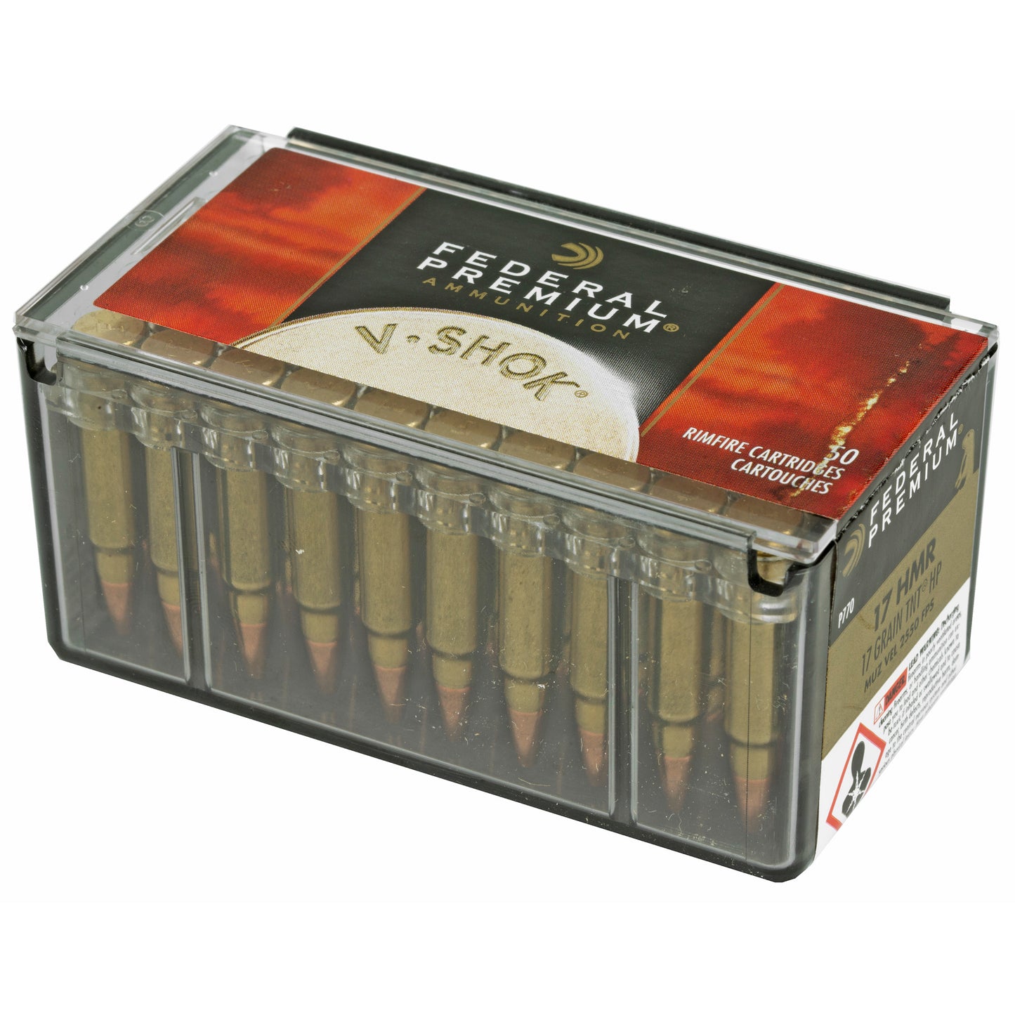 Federal, Premium, 17 HMR, 17 Grain, TNT  (50 Round Box)