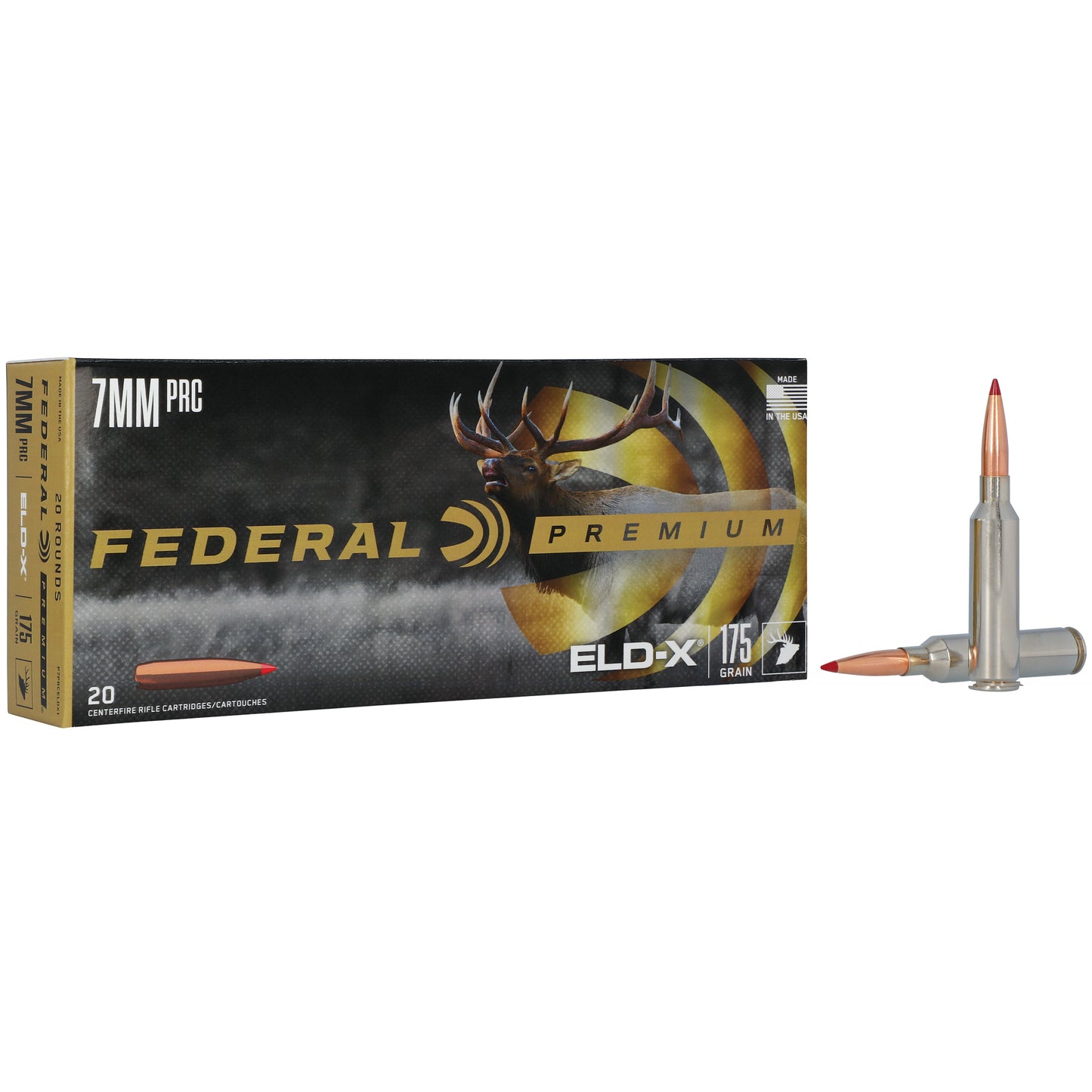 Fed Prm 7mm Prc 175gr Eld-x 20/200