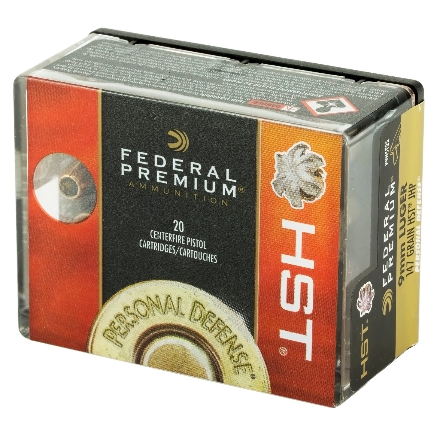 Fed Prm Hst 9mm 147gr Jhp 20/200