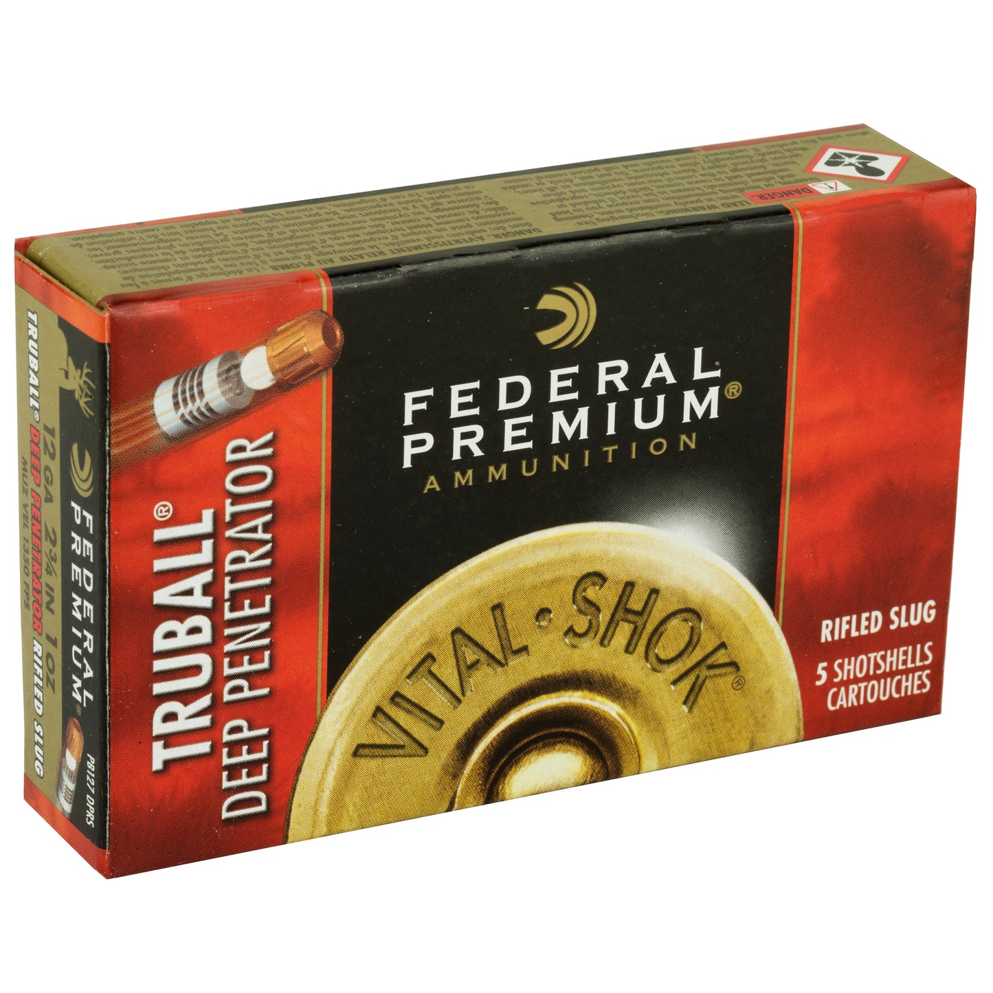 Fed Prm 12ga 2.75" Truball Slug 5/250