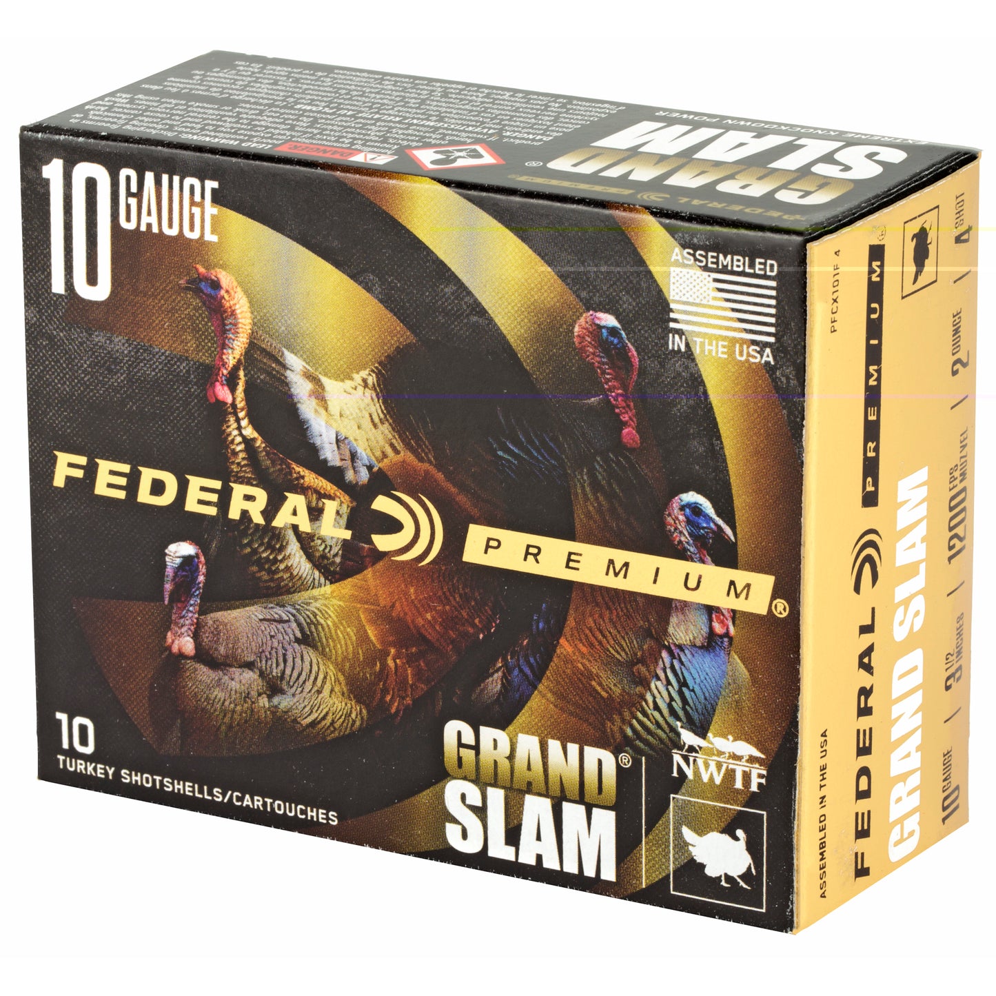 Federal, Grand Slam, 10 Gauge 3.5", #4, 2oz  (10 Round Box)