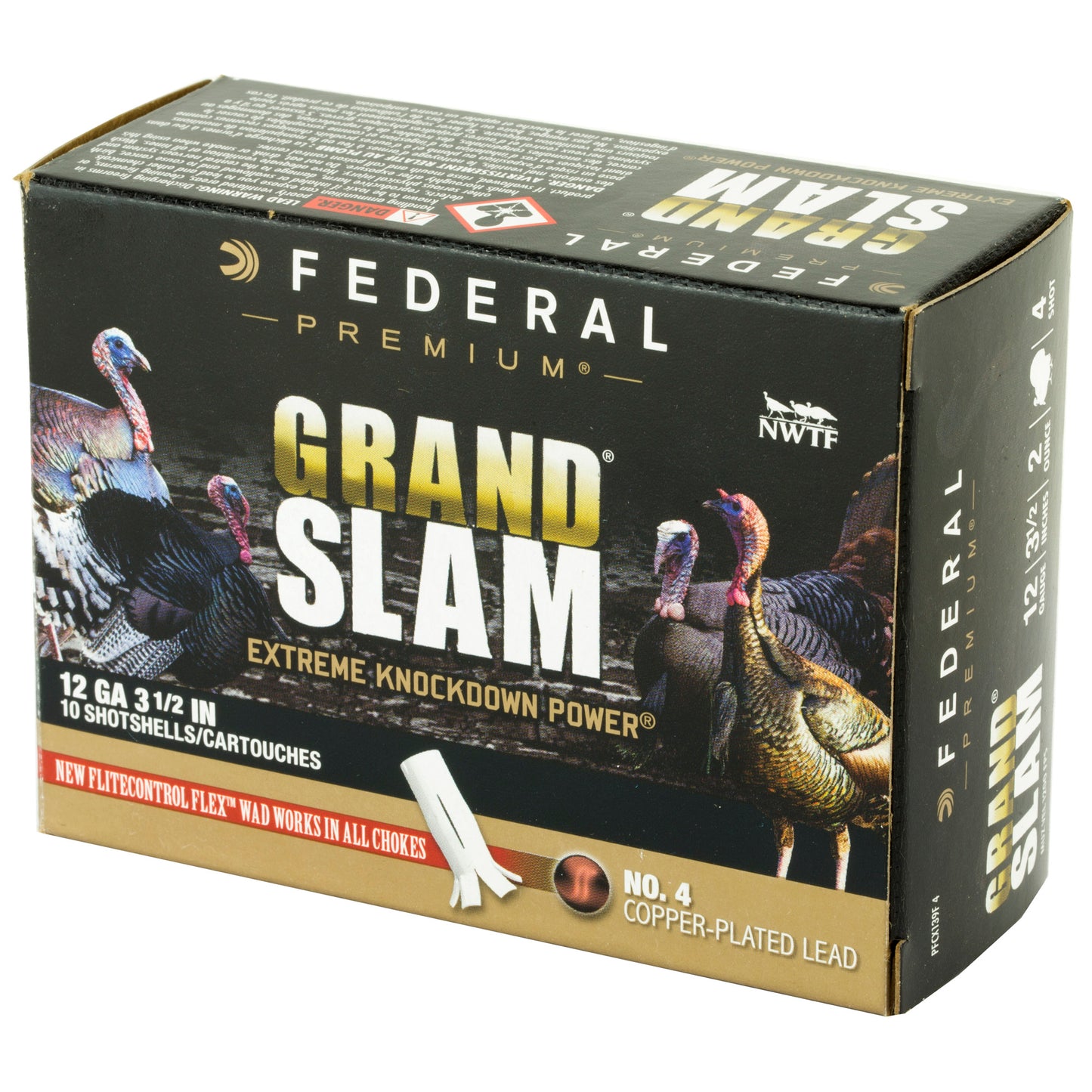 Fed Grand Slam 12ga 3.5" 2oz #4 10/5