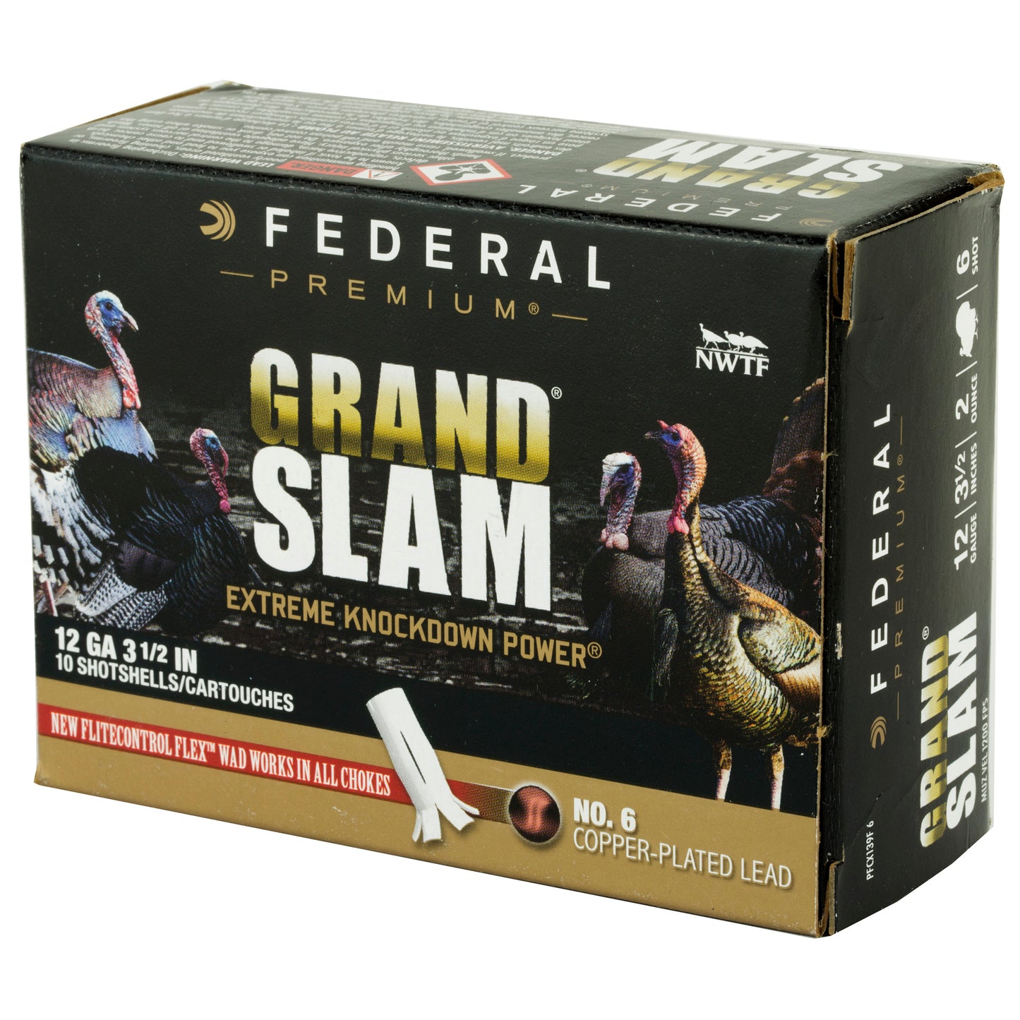 Fed Grand Slam 12ga 3.5" #6 2oz 10/5