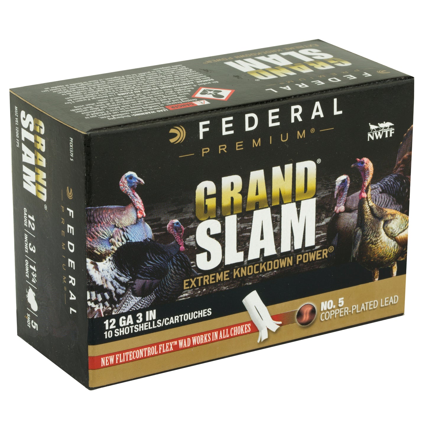 Fed Grand Slam 12ga 3" #5 1.75oz 10/