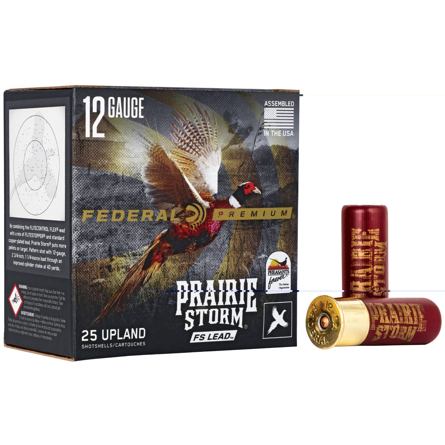 Federal Prairie Storm 12ga 2.75" #5 Fast Lead (25 Round Box)