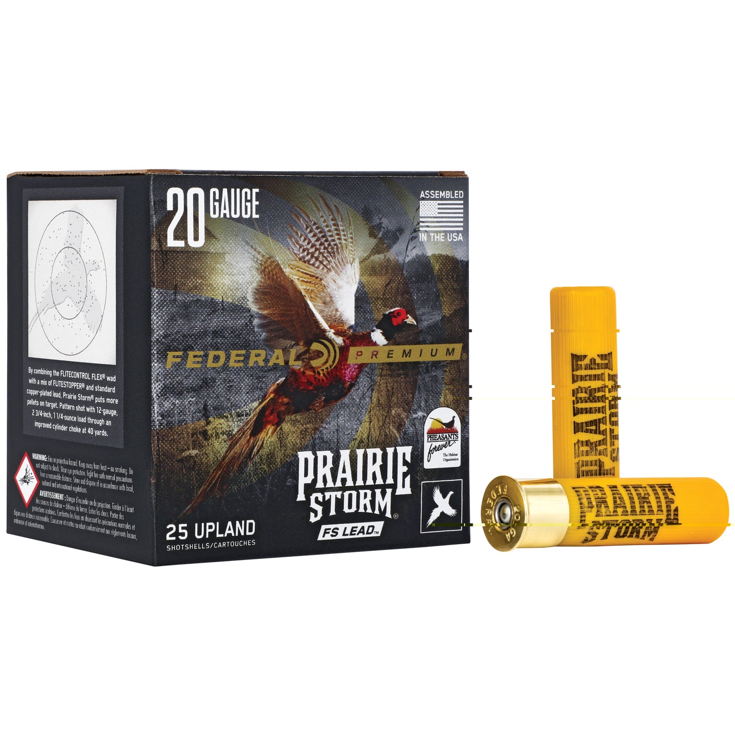 Federal Premium Storm 20ga 3" #6 Lead (25 Round Box)