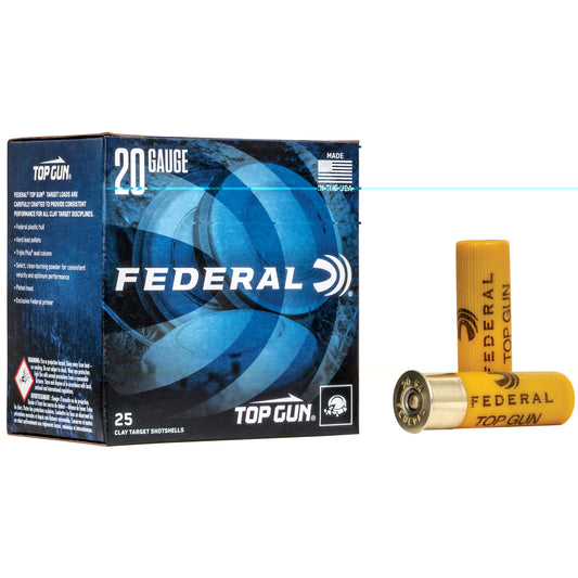 Federal, Top Gun, 20 Gauge 2.75", #7.5, 7/8 oz.  (25 Round box)