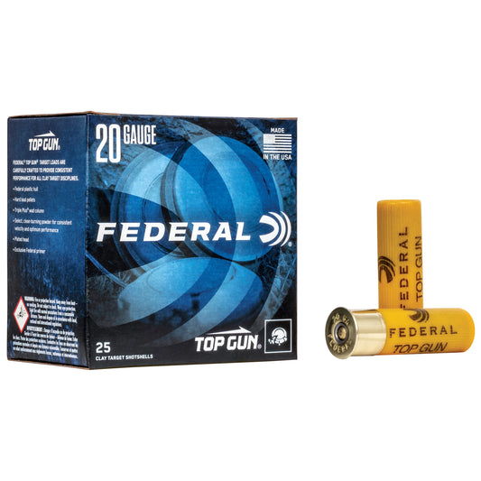 Federal, Top Gun, 20 Gauge 2.75", #8, 7/8 oz.  (25 Round Box)