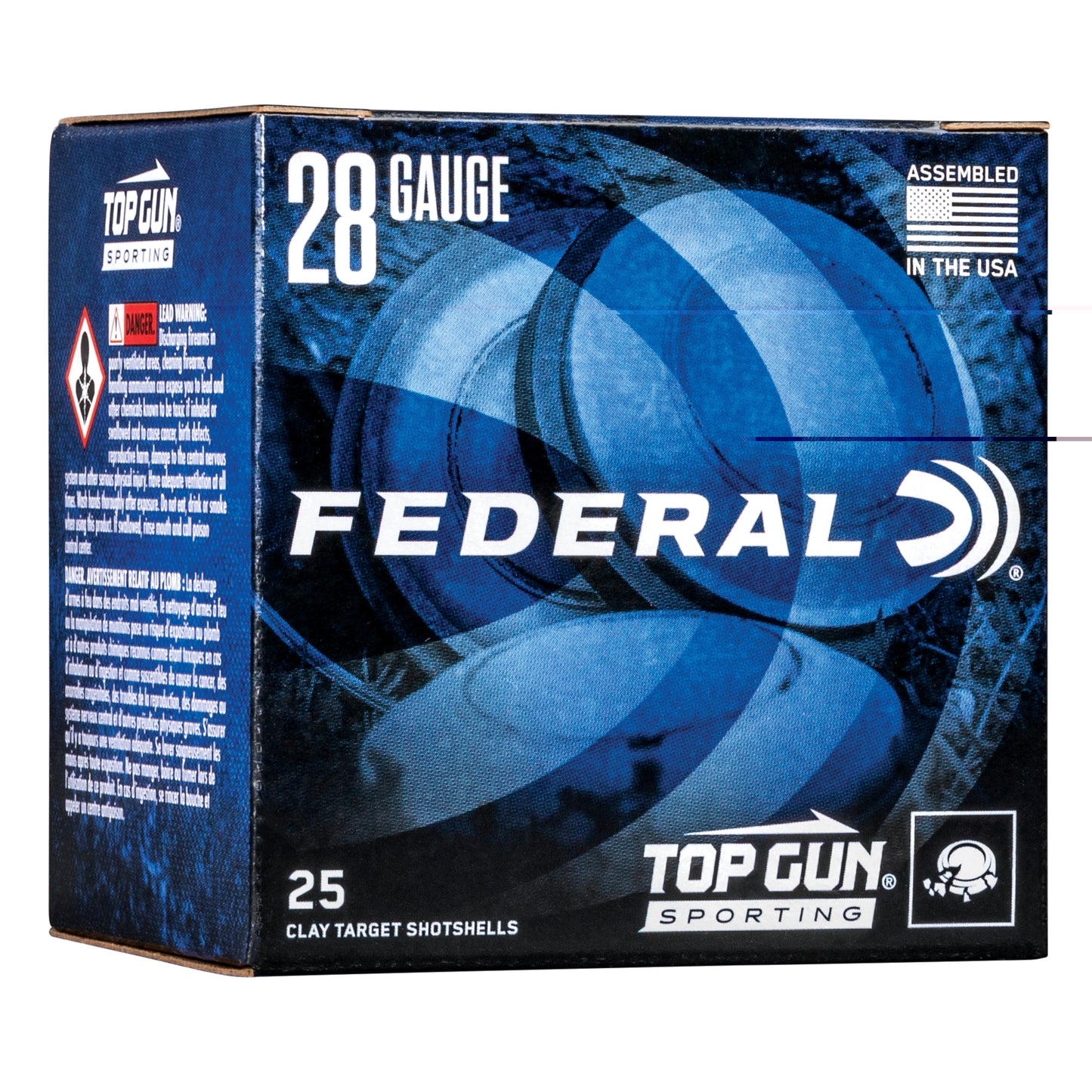 Fed Top Gun 28ga 2.75" #8 25/250