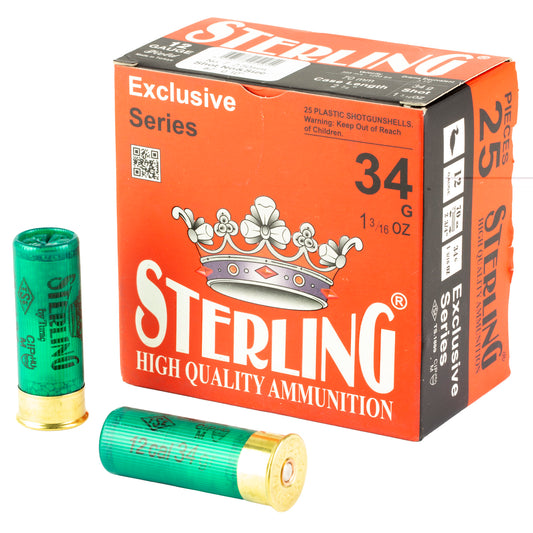 Sterling, Exclusive Series, 12 Gauge 2.75", #7, 1 3/16 oz, Shot Shell  (25 Round Box)