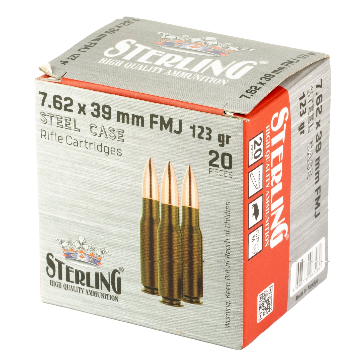 Sterling Sc 762x39 123gr Fmj 20/1000