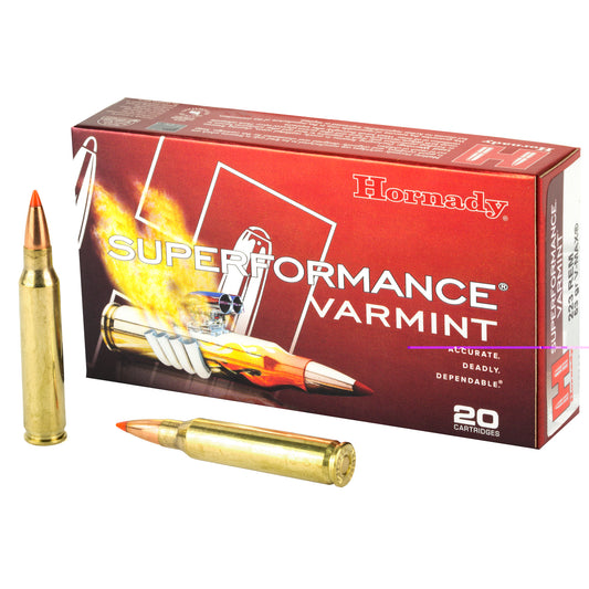 Hornady, Superformance, 223REM, 53 Grain, V-Max, 20 Round Box