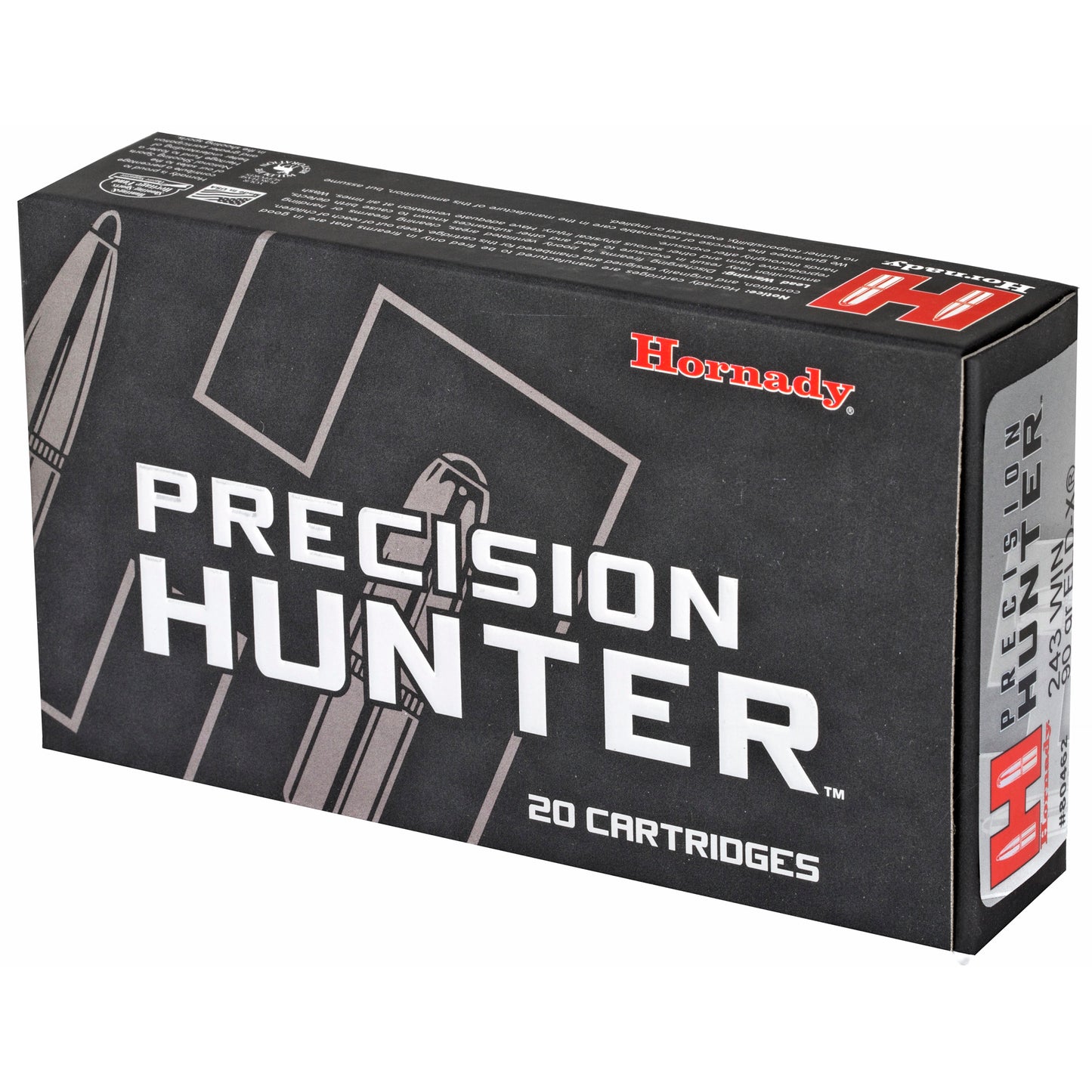 Hornady, Precision Hunter, 243 Winchester, 90 Grain, ELD-X  (20 Round Box)