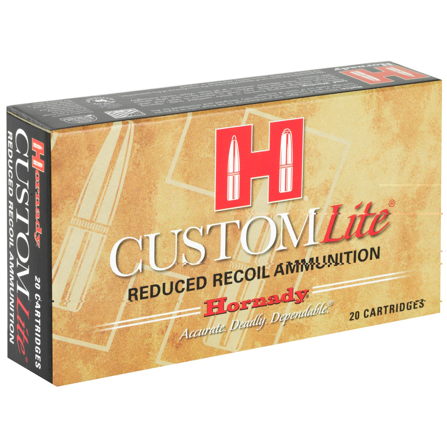 Hornady, Custom Lite, 243 Win 87 Grain, SST, Low Recoil  (20 Round Box)