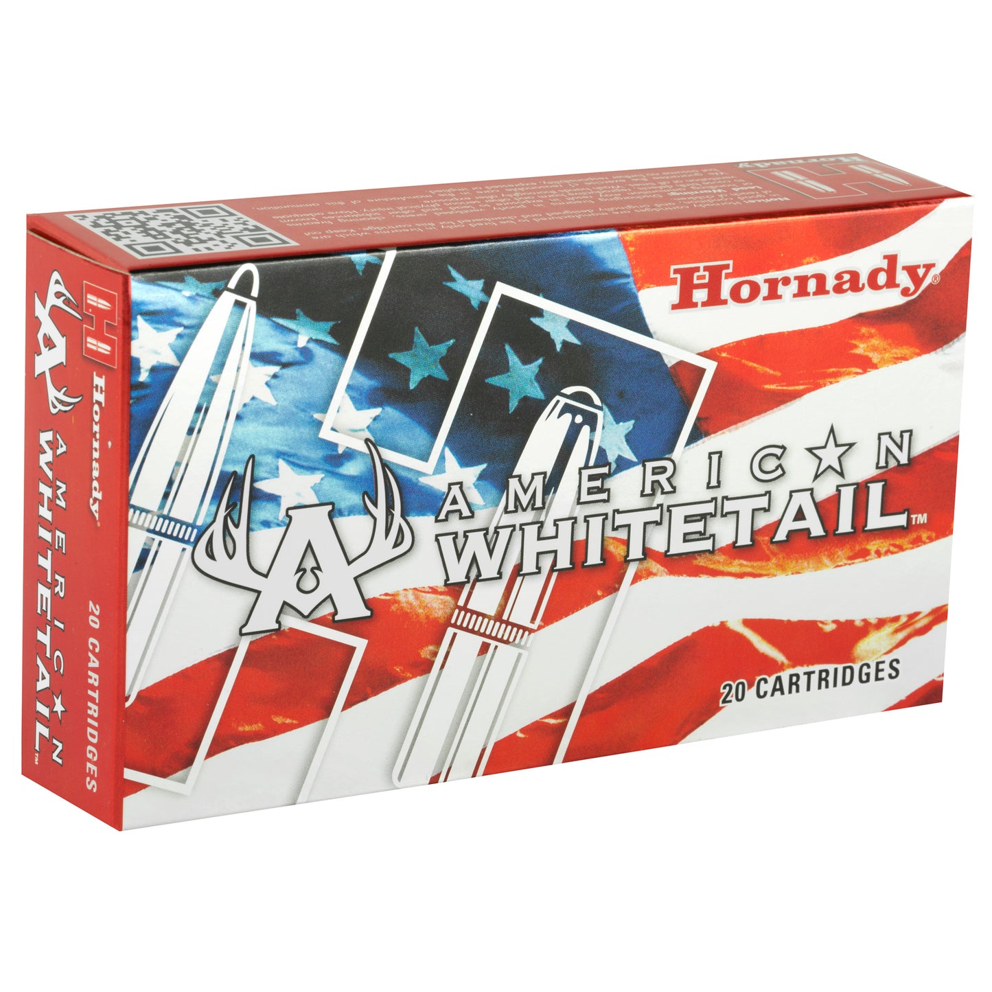 Hornady, American Whitetail, 243Win, 100 Grain, Interlock Boat Tail Soft Point  (20 Round Box)