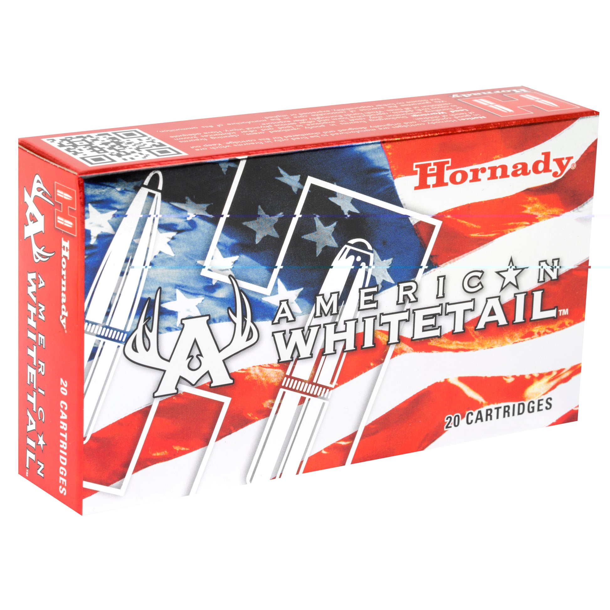 Hornady, American Whitetail, 308 Win, 165 Grain, InterLock, 20 Round Box