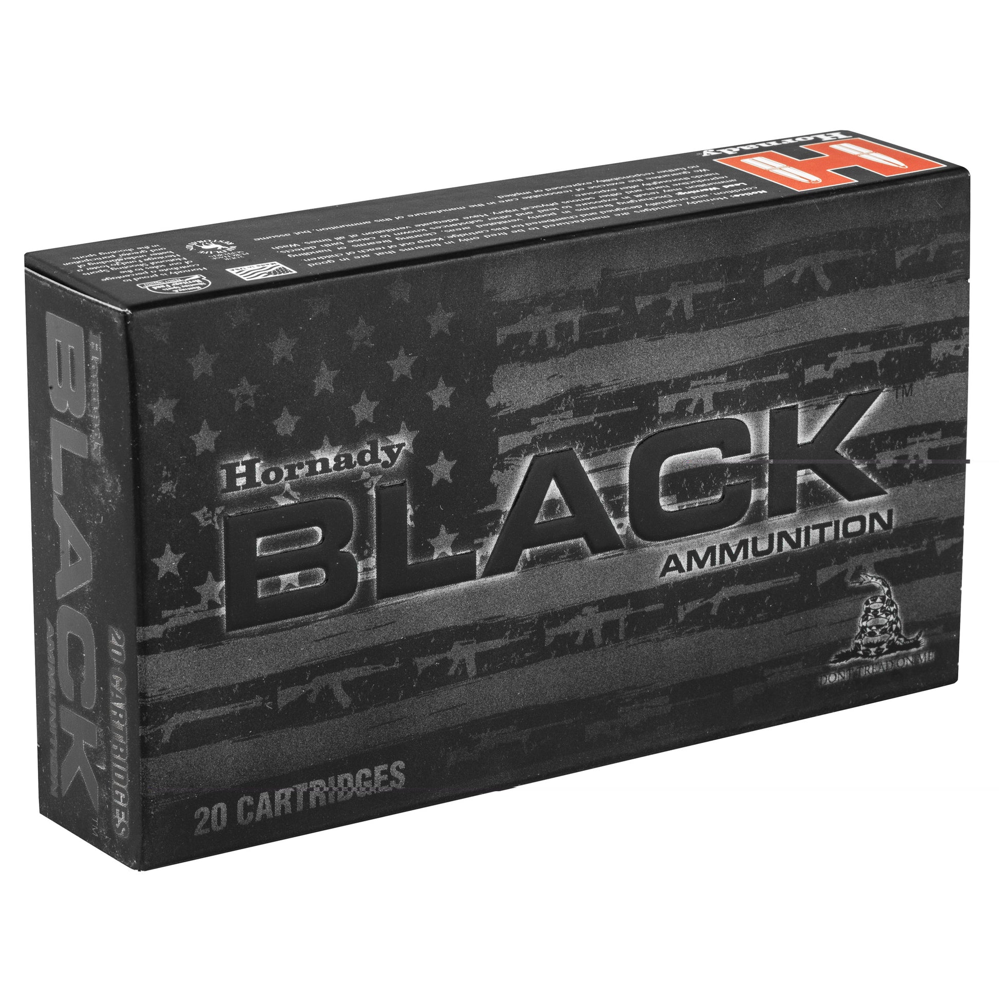 Hornady, BLACK, 308 Win, 155 Grain, A-MAX, 20 Round Box