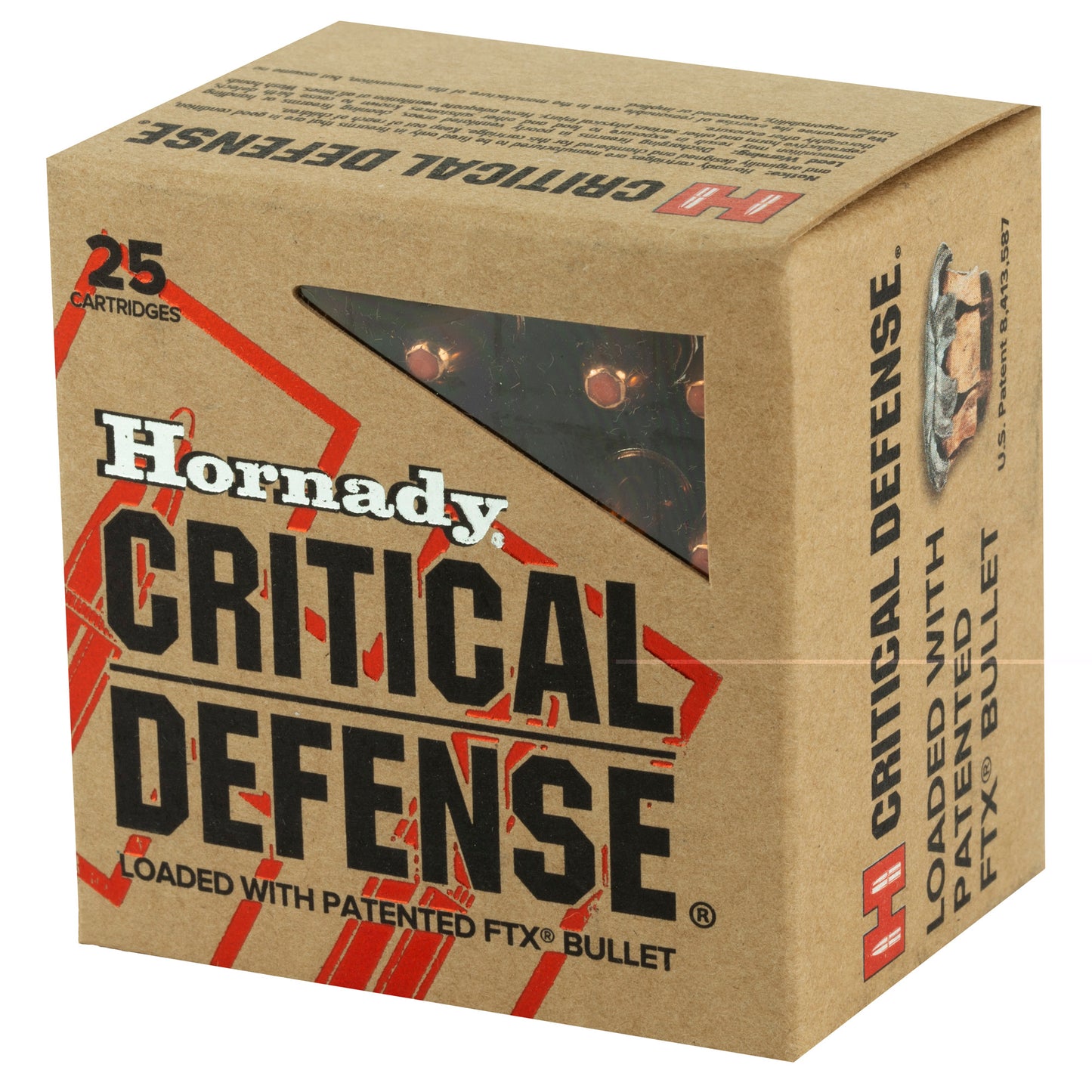 Hornady, Critical Defense, 30 Carbine, 110 Grain, Flex Tip  (25 Round Box)