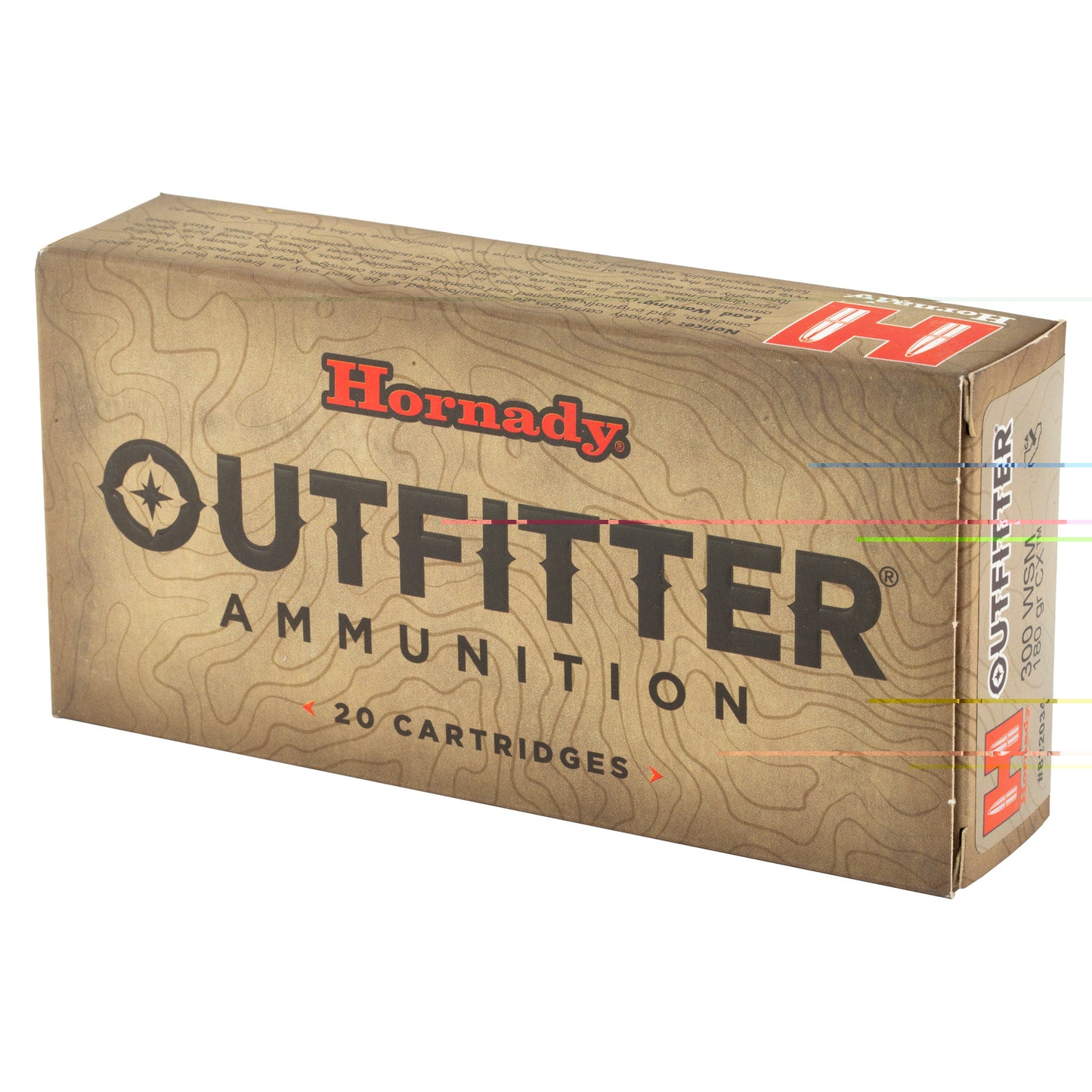 Hornady Outfitter 300 win short mag 180gr Cx 20/200