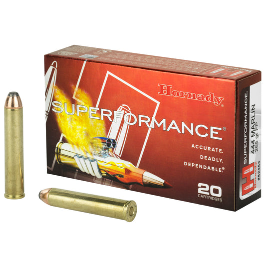 Hornady SuperFormance 444 Marlin 265gr InterLock Flat Point (20 Round Box)