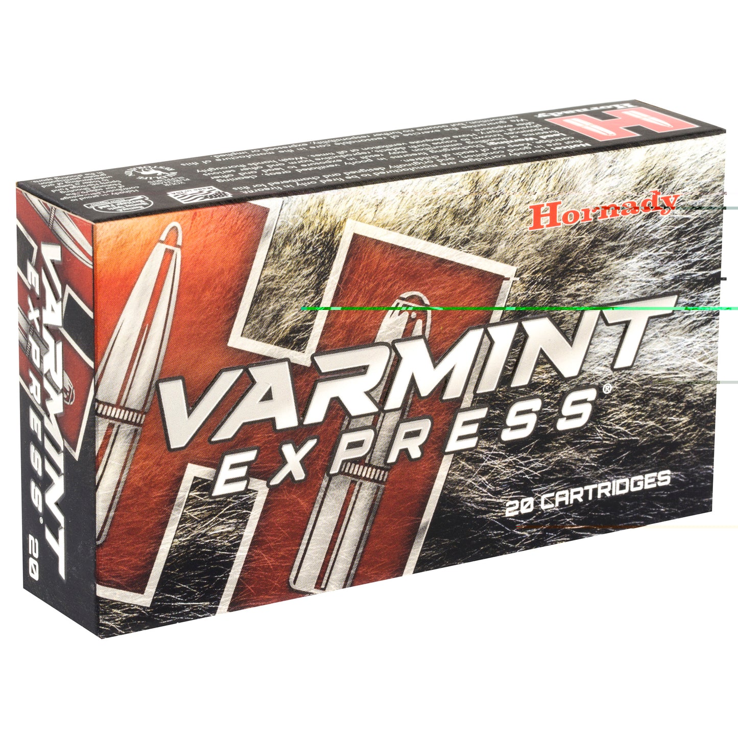 Hornady, Varmit Express, 220 Swift, 55 Grain, V-Max, (20 Round Box)