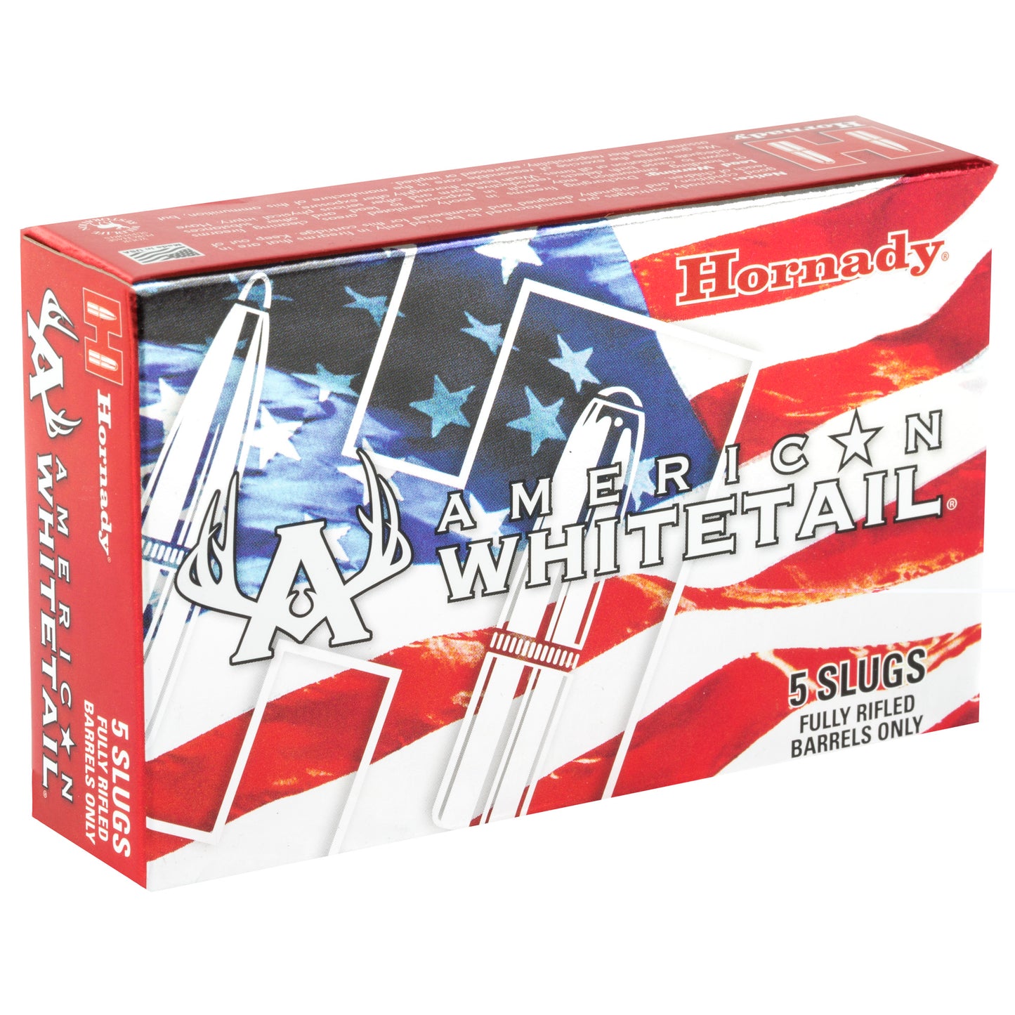 Hornady, American Whitetail, 12 Gauge, 2.75", 325 Grain, InterLock, Rifled Slug  (5 Round Box)