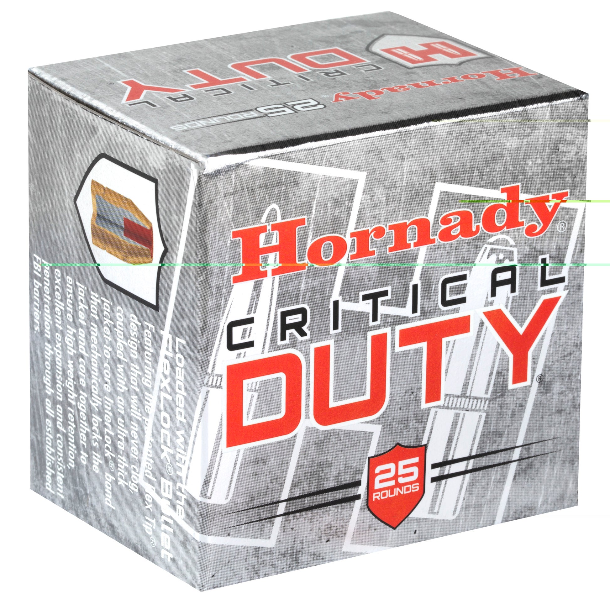 Hornady, Critical Duty, 357 Magnum, 135grain Flexlock, 25 Rounds per Box 