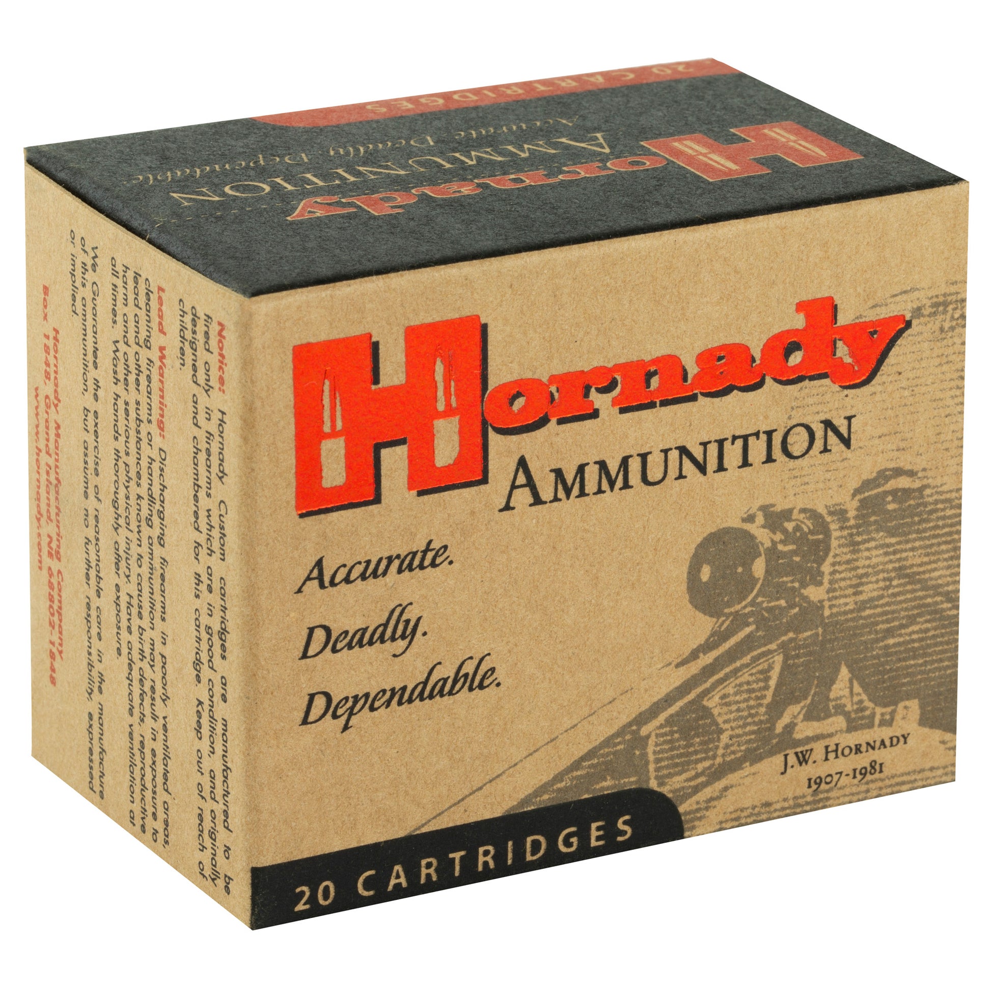 Hornady Ammunition, Custom, 44 Magnum, 300 Grain | Extreme Terminal Performance, XTP | 20 Rounds per Box