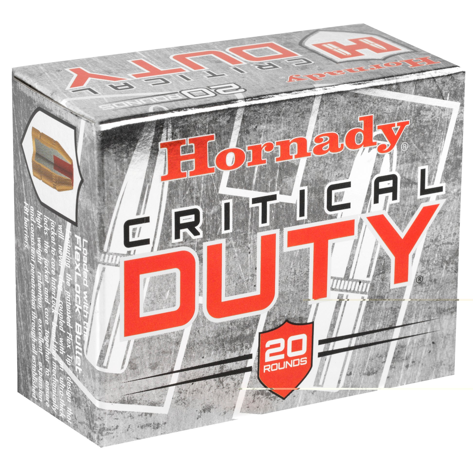 Hornady, .357 Sig, 135 Grain, FlexLock, Critical Duty, 20 Rounds per Box