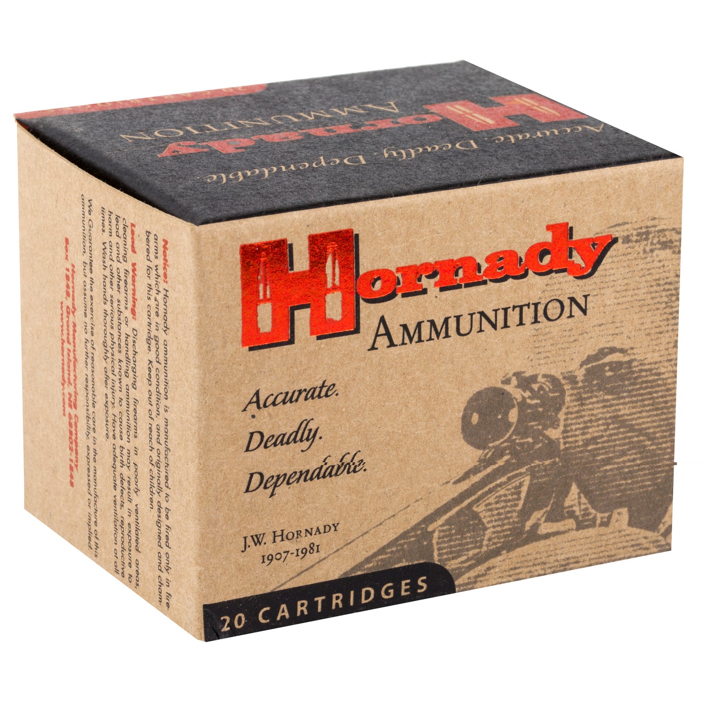 Hornady, Ammunition, 460 S&W, Magnum, MAG, 200 Grain, Flextip, FTX, 20 Rounds per Box 