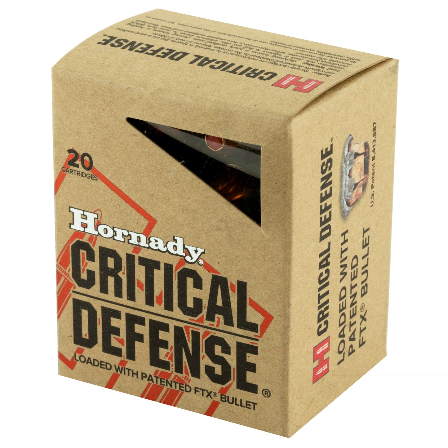 Hornady, Critical Duty, .45 Colt, Flextip, FTX, 185 Grain, 20 Rounds per Box 