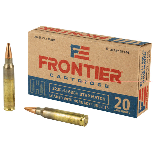 Frontier Cartridge, Lake City, .223 Rem, 68 Grain | BTHP |  (20 Round Box)