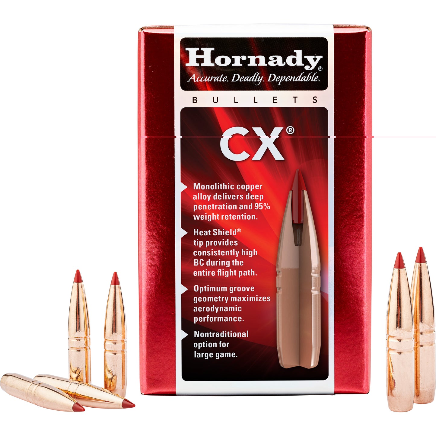 Hrndy Cx 6.5mm .264 120 Gr 50 Ct