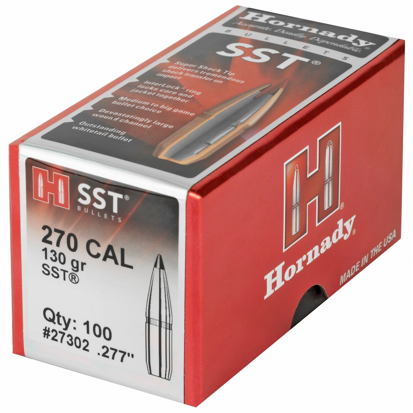 Hrndy Sst 270cal .277 130gr 100ct