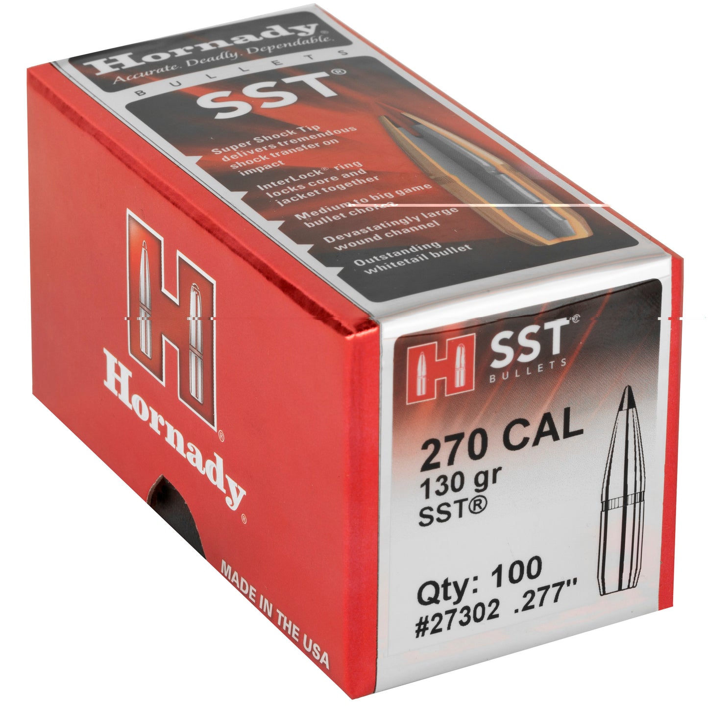 Hrndy Sst 270cal .277 130gr 100ct