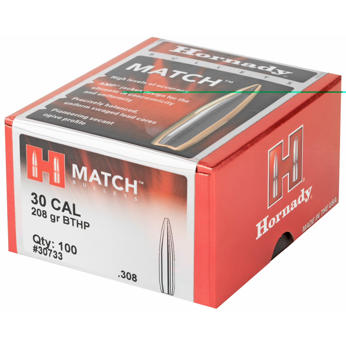 Hrndy Match 30cal .308 208gr 100ct