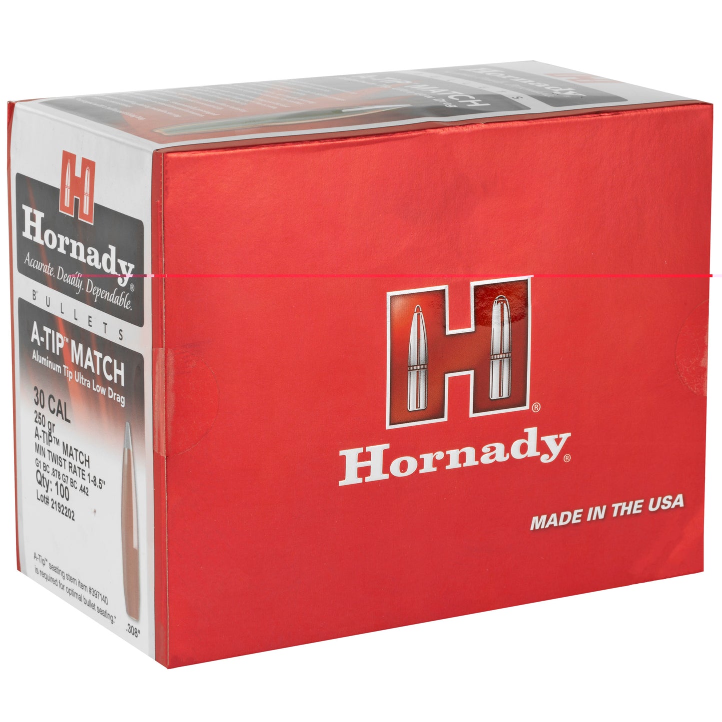 Hrndy A-tip 30cal .308 250gr 100ct