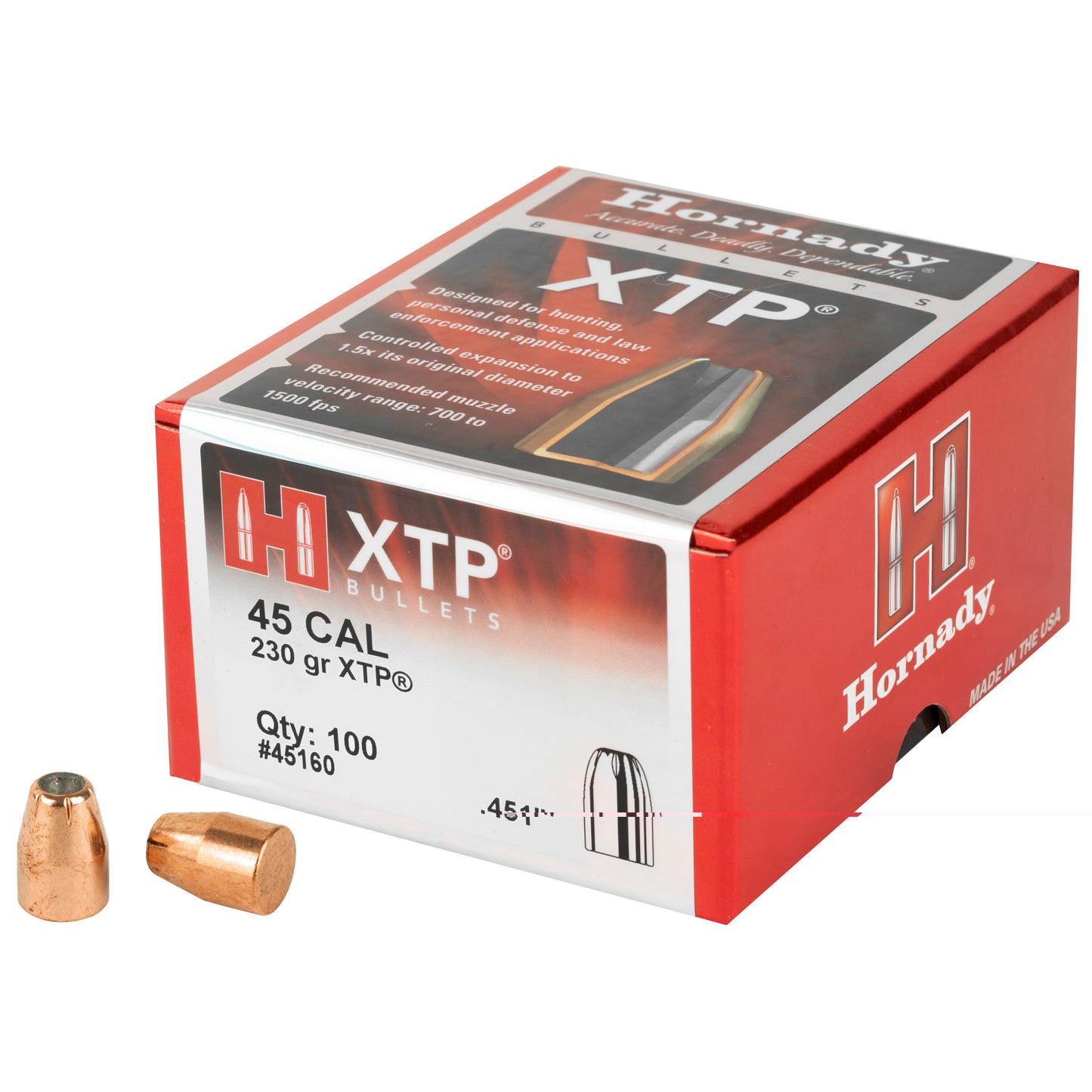 Hrndy Xtp 45cal .451 230gr 100ct