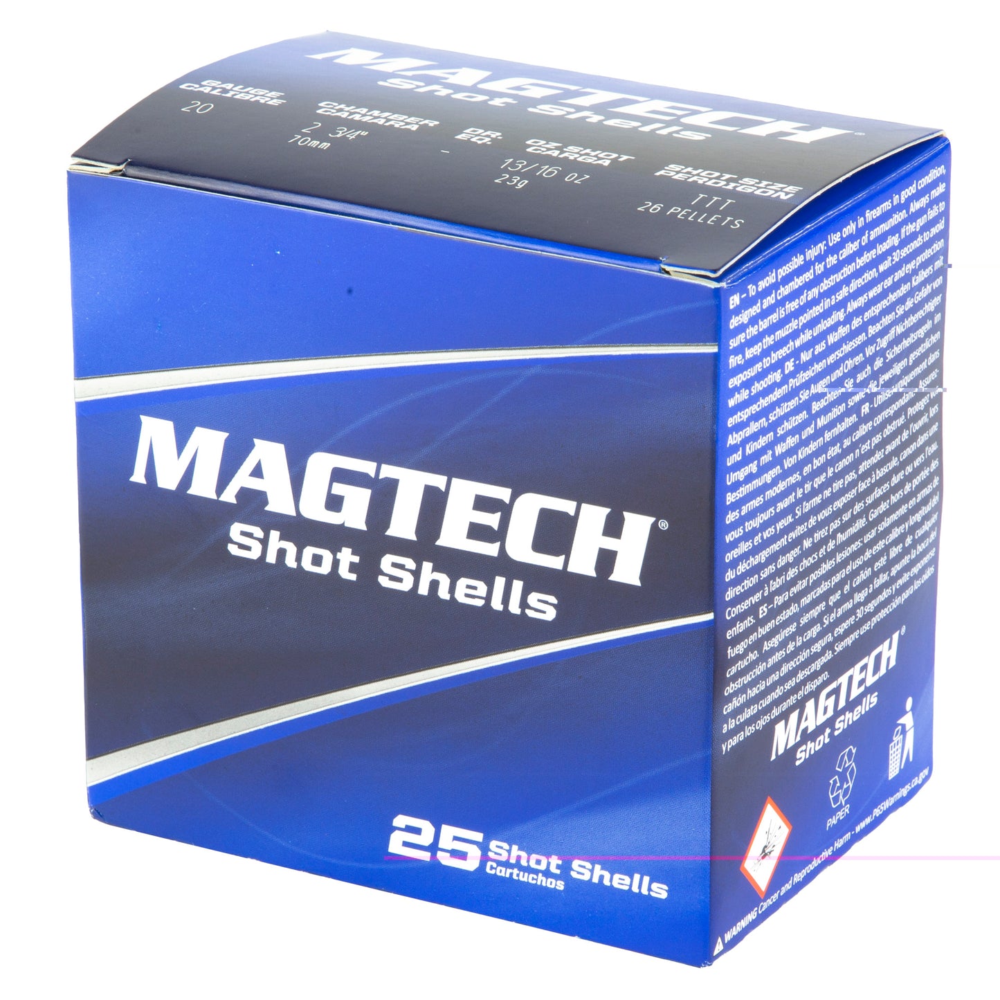 Magtech, Shot Shell, 20 Gauge 2.75", TTT (25 Round Box)