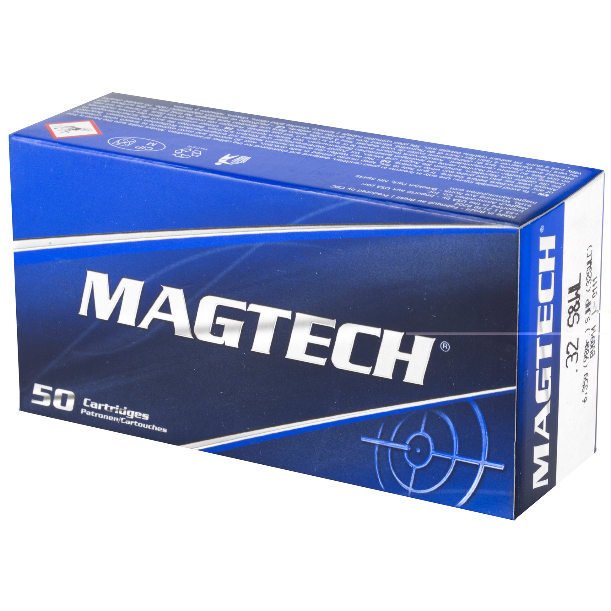 Magtech, 32 S&W Long, 98 Grain | Semi Jacketed Hollow Point, SJHP | 50 Rounds per Box 