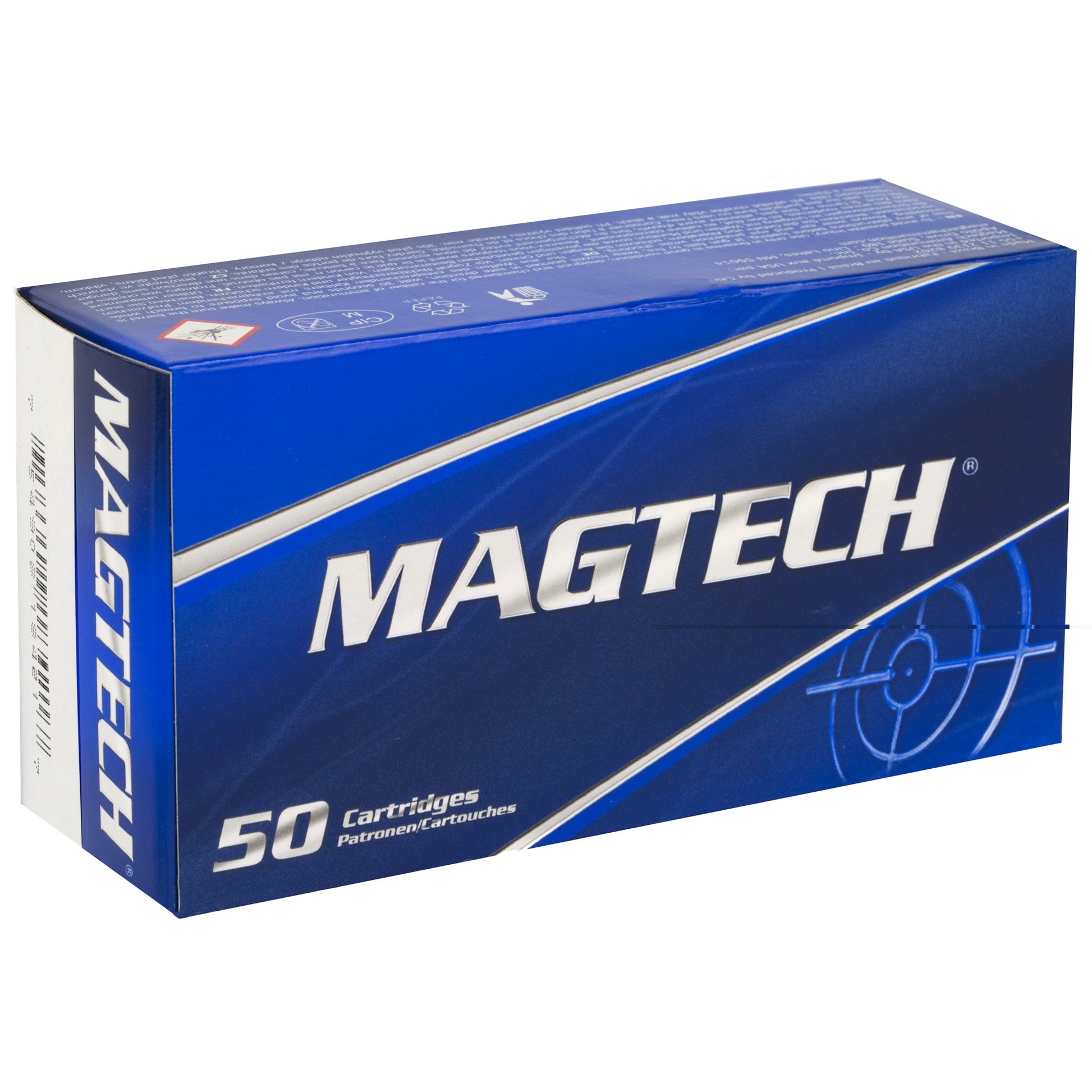 Magtech, .357 Magnum, 125 Grain | Full Metal Jacket, FMJ-Flat | 50 Rounds per Box