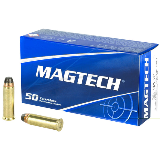 Magtech, .38 Special Overpressure Ammunition, SPL+P, 125 Grain | Semi Jacketed Soft Point Flat, SJSP-Flat | 50 Rounds per Box