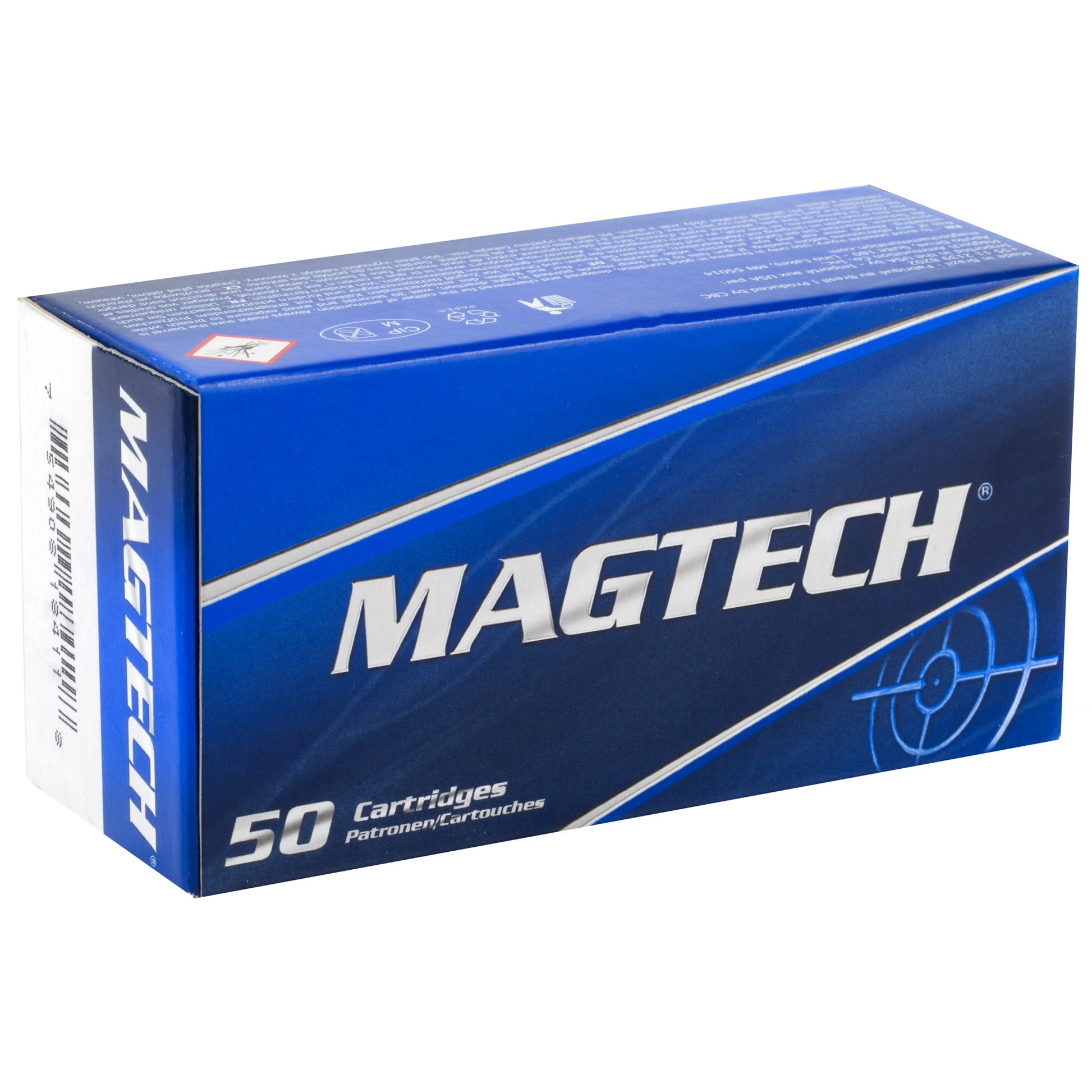 Magtech, .38 Special, SPL, 125 Grain | Full Metal Jacket Flat, FMJ-Flat | 50 Rounds per Box