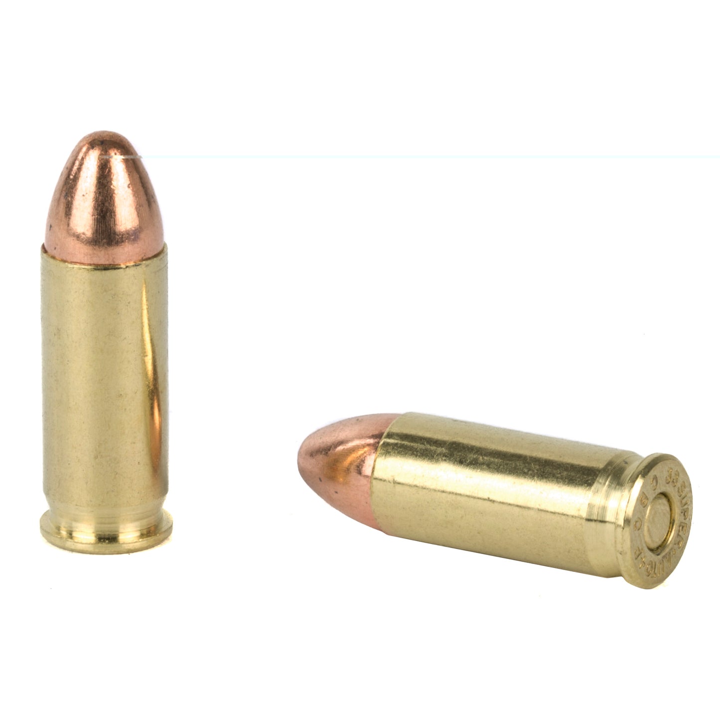 Magtech .38 Super Auto, Overpressure Ammunition,+P, 130 Grain | Full Metal Jacket, FMJ | 50 Rounds per Box