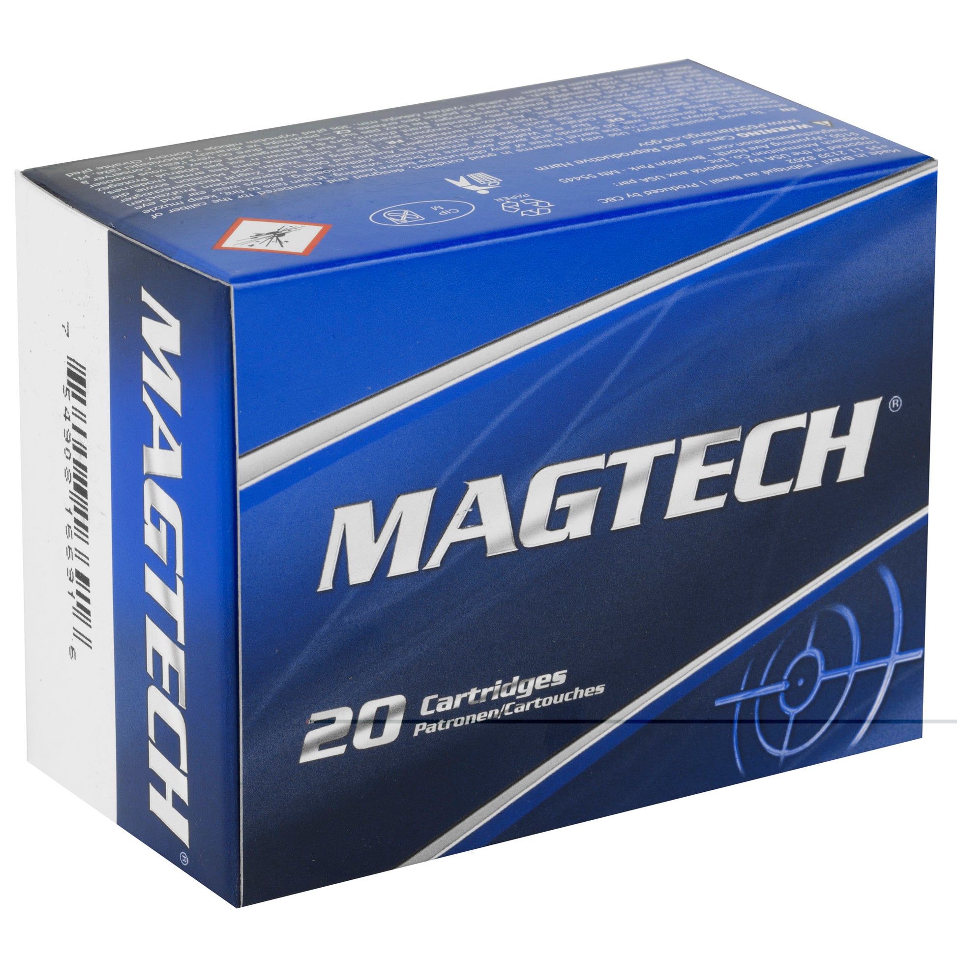 Magtech, 454 Casull, 260 Grain, Full Metal Jacket, FMJ, 20 Rounds per Box 